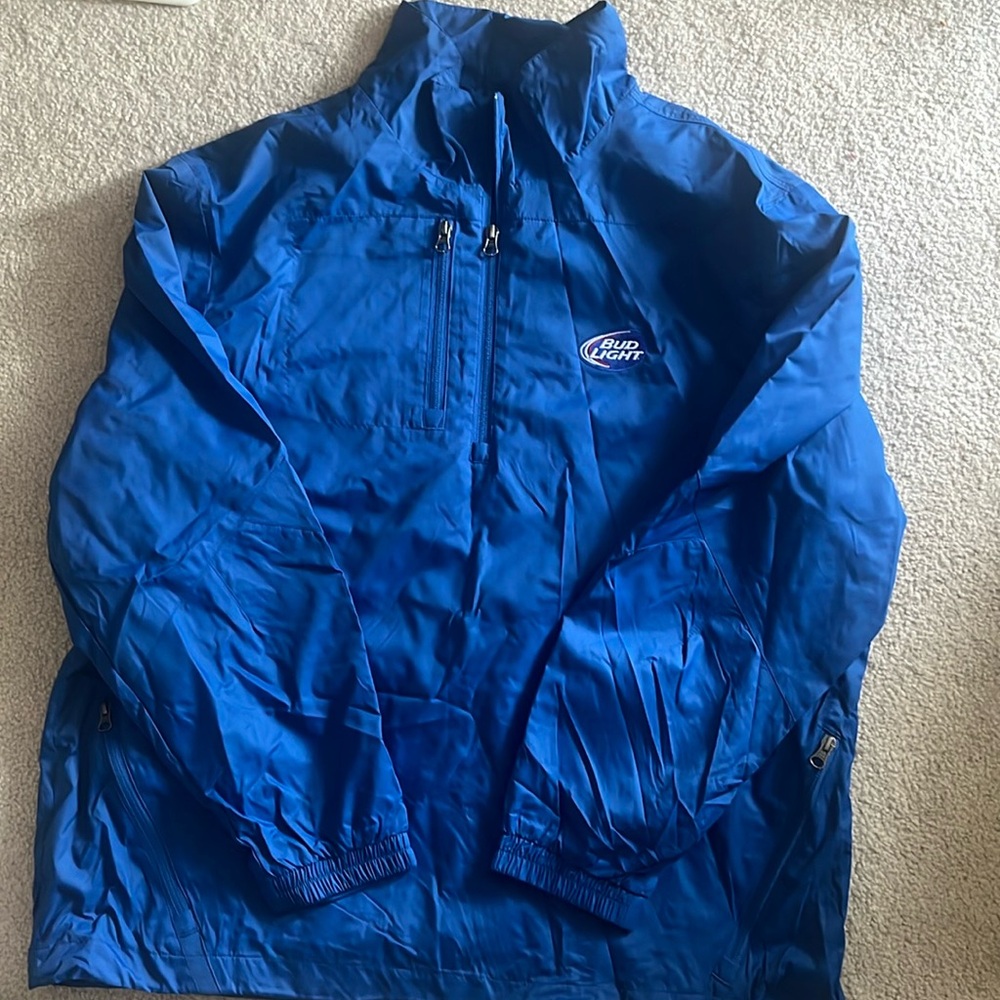Bud Light Quarter Zip wind breaker